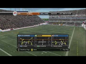 NCAA Football 08 (USA) screen shot game playing